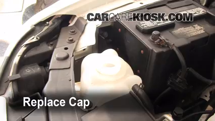 Coolant Level Check on a 2007 Nissan Titan SE 5.6L V8 Crew Cab Pickup